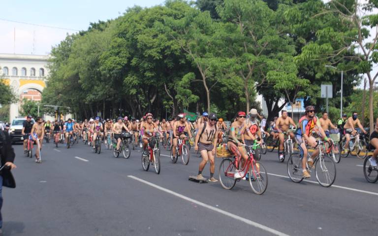 World Naked Bike Ride Guadalajara: Con el cuerpo al natural, los ciclistas  buscan que se les respete al circular en las calles - El Occidental |  Noticias Locales, Policiacas, sobre México, Guadalajara