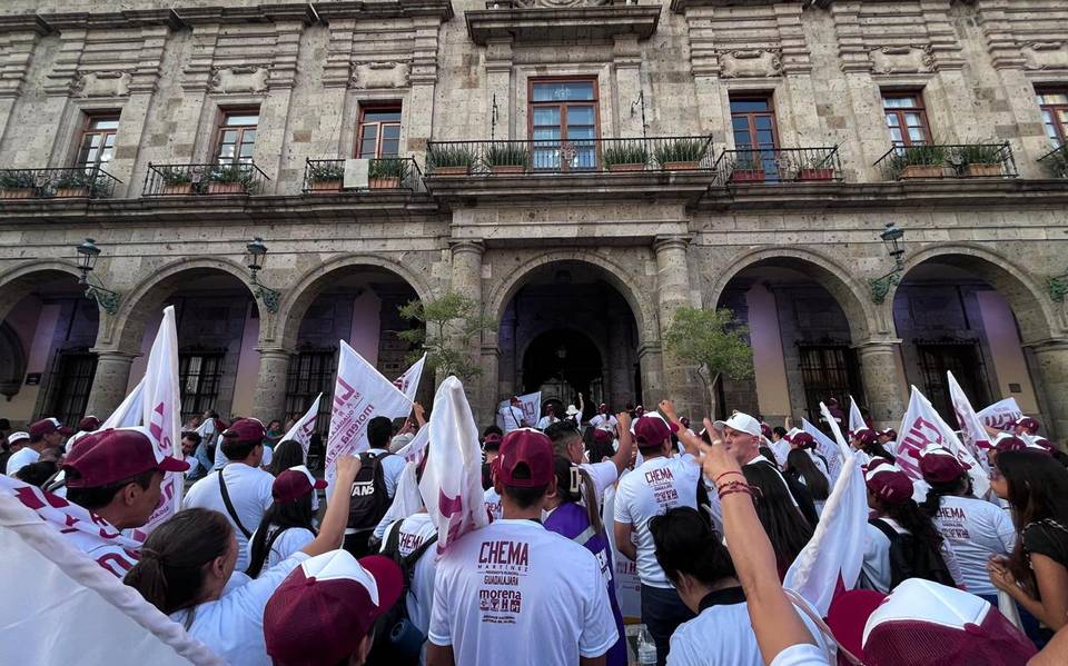 Jóvenes de Morena cantan “Ya se van, ya se van” a gobierno de MC en Guadalajara – El Occidental